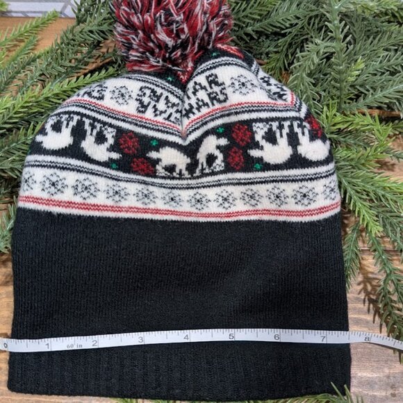 Bioworld LootCrate Disney STAR WARS At-At Fair Isle Walker Pom Pom Beanie - Picture 3 of 8